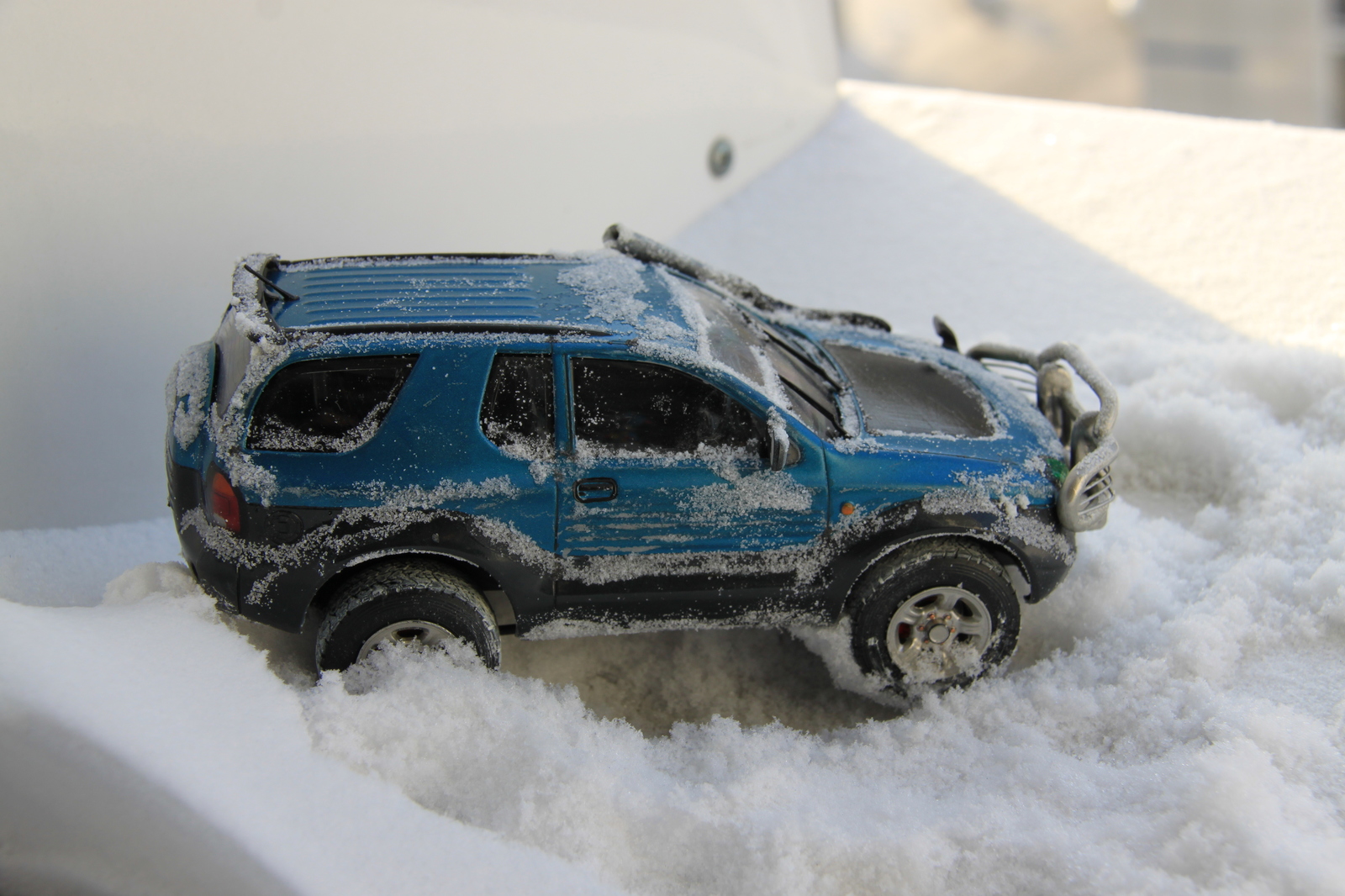 Мой Isuzu Vehicross. Модель от TAMIYA - Моё, Исузу, Моделизм, Хобби, Переделка, Как исправить, Строительство, Длиннопост