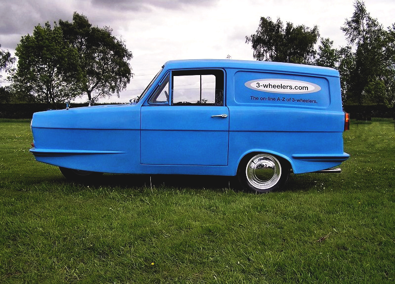 The Reliant Regal Supervan III is a tricycle from Staffordshire with a van body. - Reliant Regal Supervan III, Tricycle, Longpost