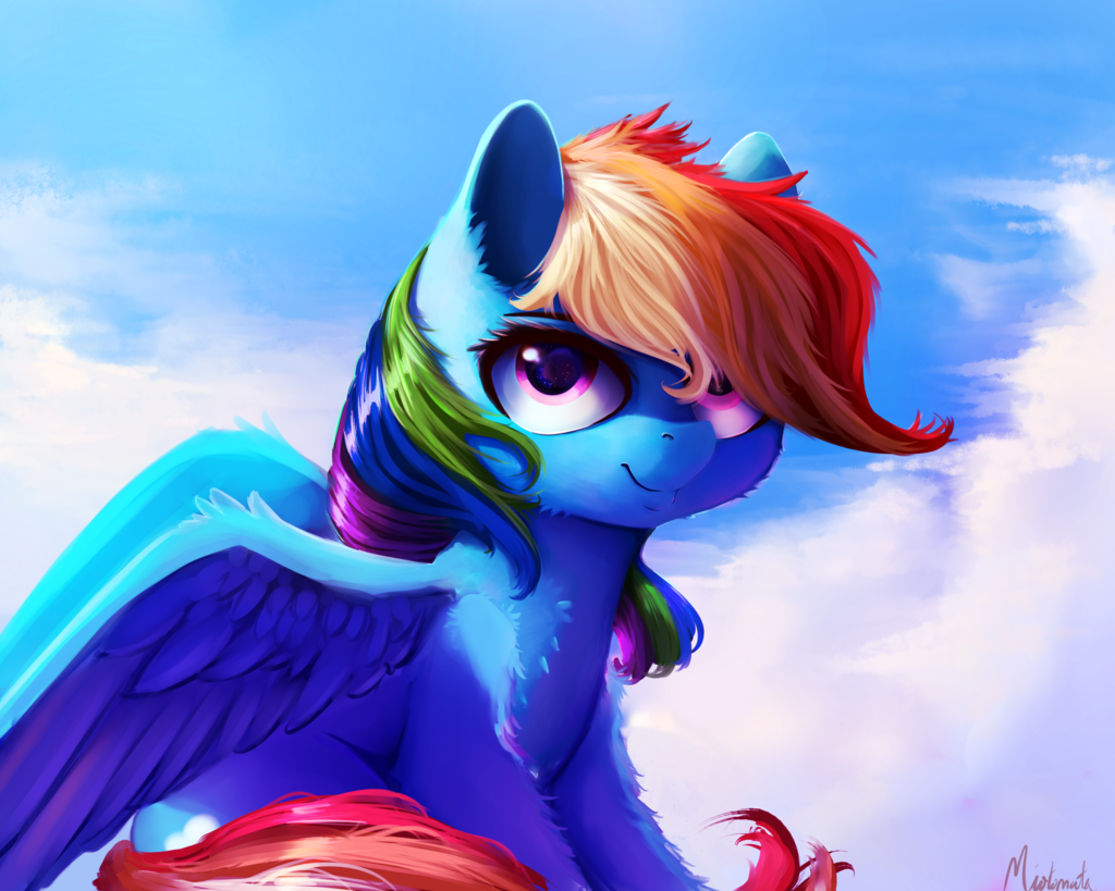 Rainbow Dash by Miokomata - My little pony, Rainbow dash, Miokomata