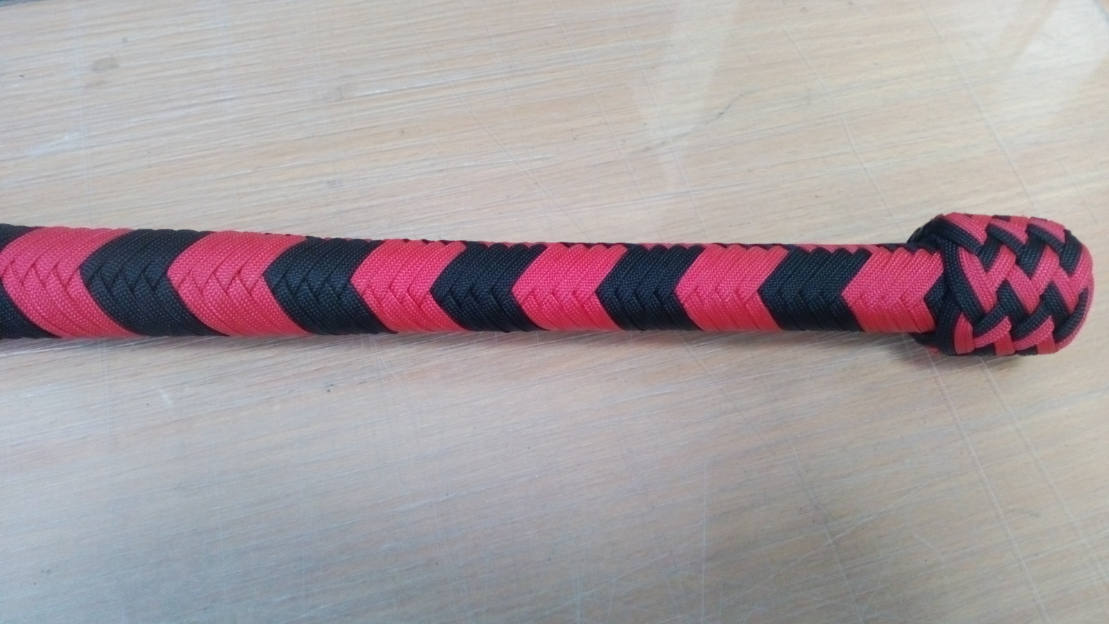 Paracord whip - My, Whip, Paracord, Bullwhip, Paracord, Needlework without process, Longpost