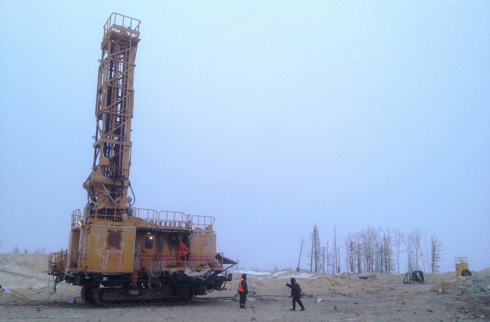 Another day at the gold mine. - My, Watch, Excavator, Surveyor, BelAZ, Drilling rig, Sasha, Kar-karych, , Longpost