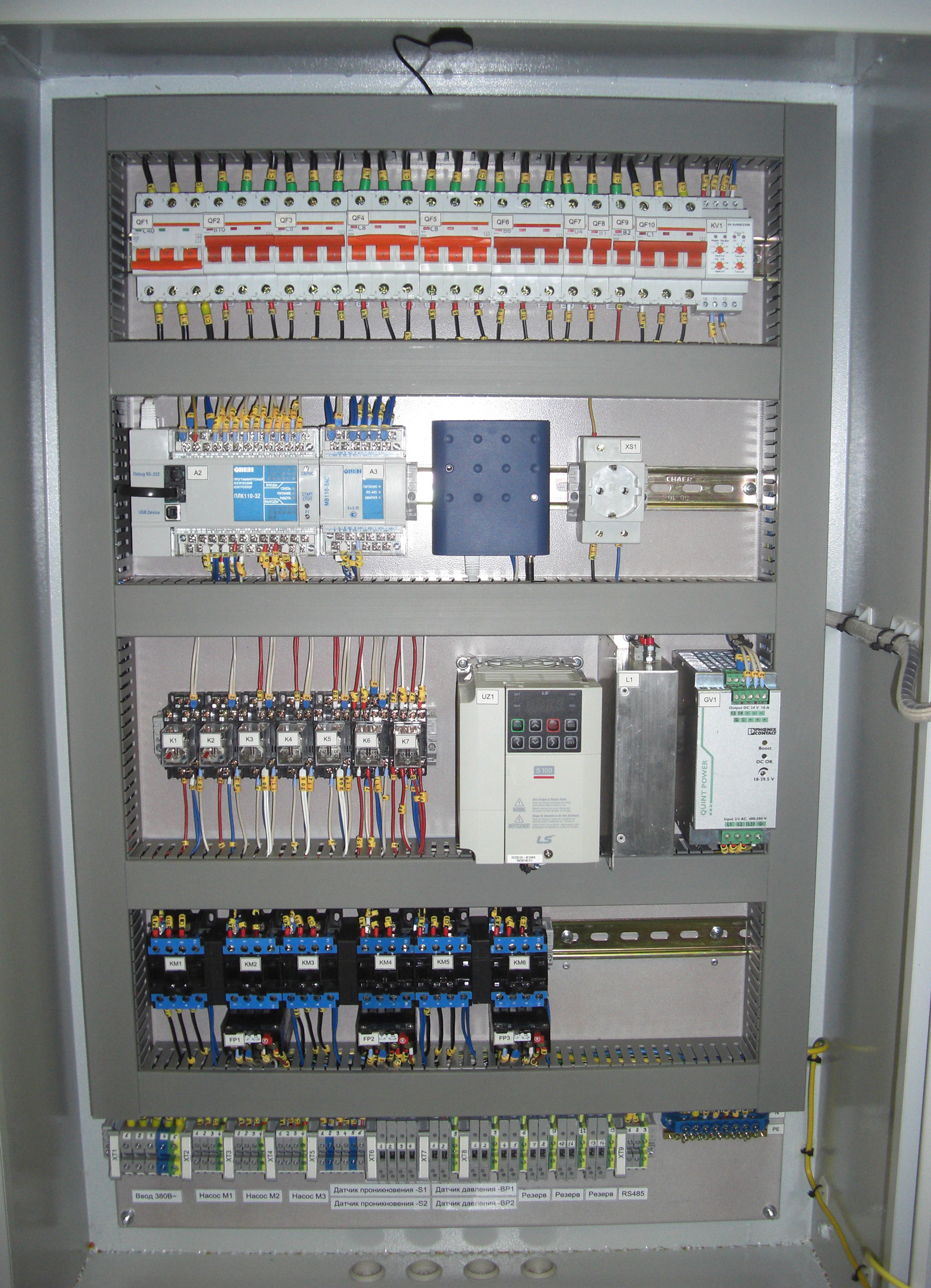 Control cabinets 4 - My, League of Electricians, Longpost, Control cabinets, My, Automation, Электрик