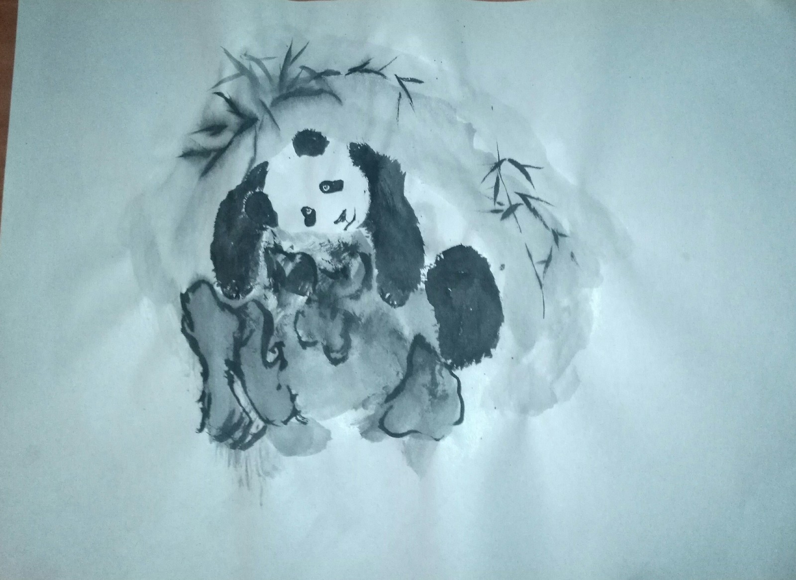 Draw pandas - My, Panda, Animals, Painting