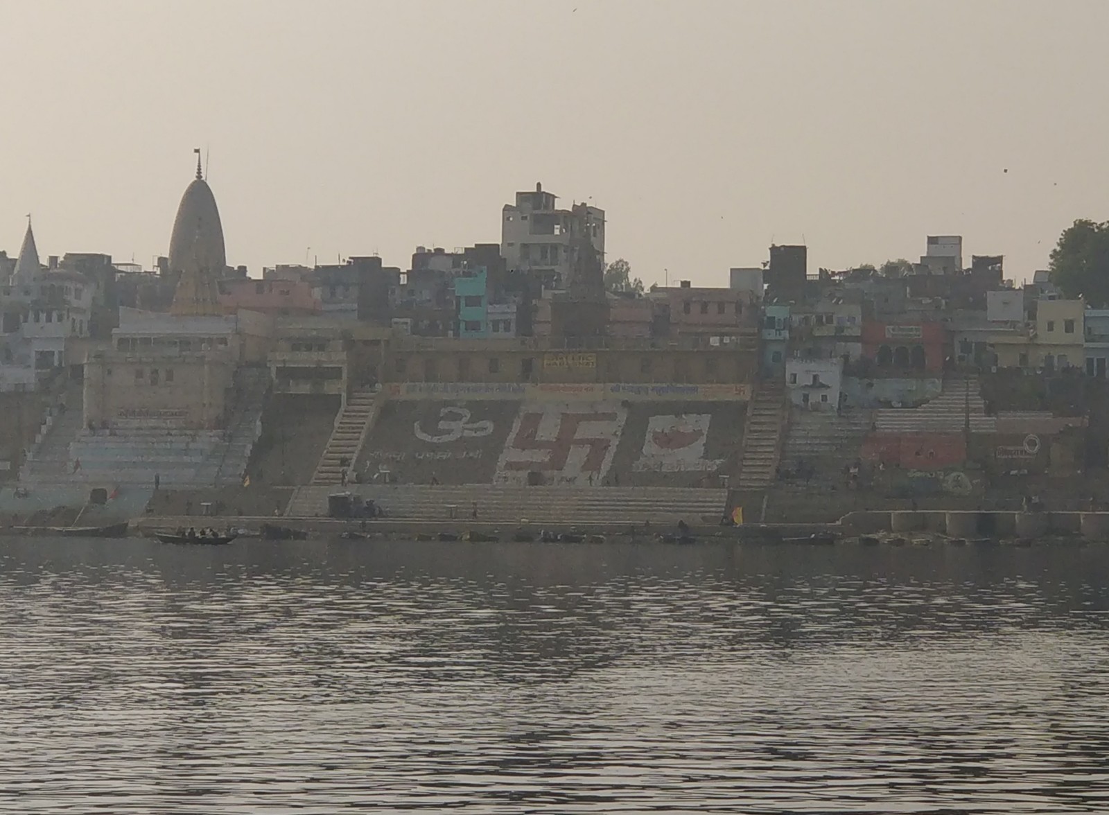 A little trip to big India 7 - My, India, Varanasi, The photo, Панорама, Longpost