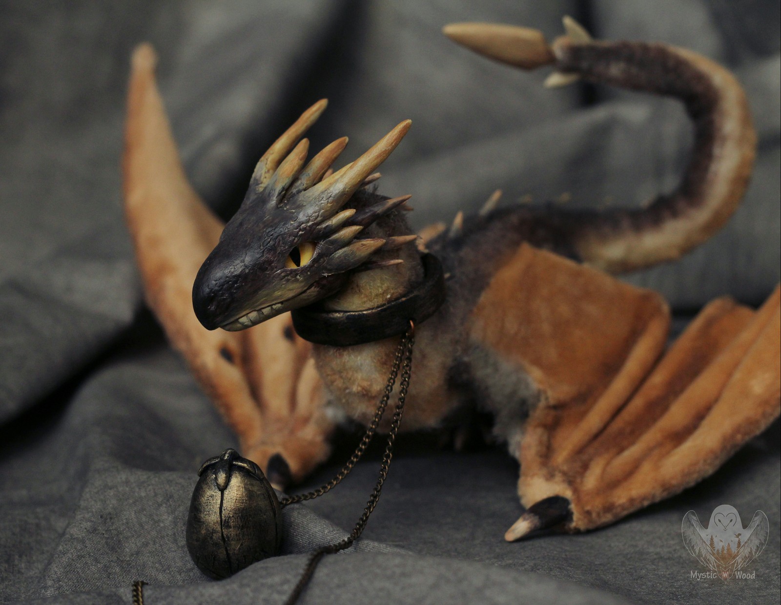 Hungarian Horntail - My, Harry Potter, The Dragon, Handmade, Needlework without process, Polymer clay, Longpost