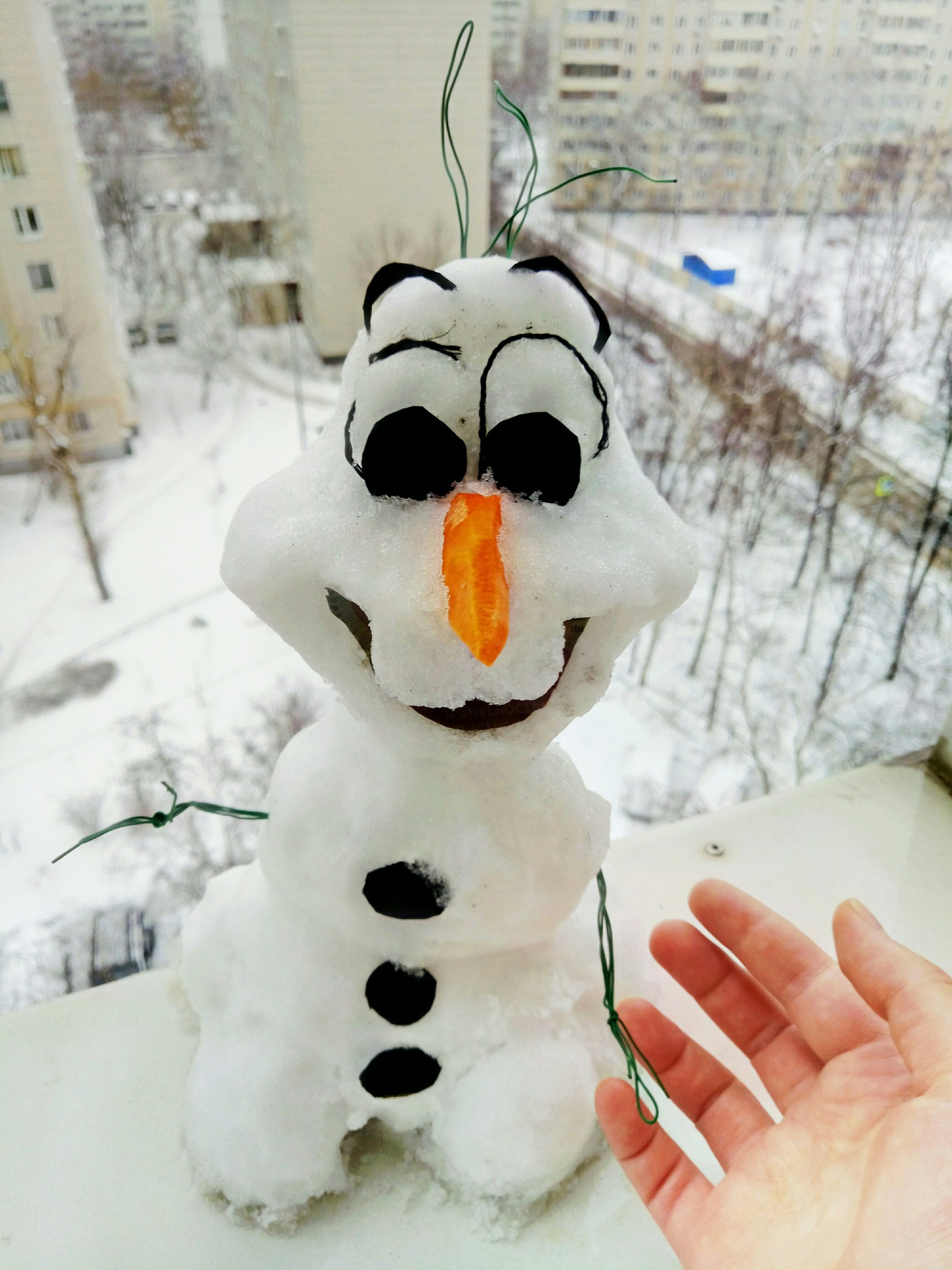 Идеи по созданию Олафа снеговика своими руками