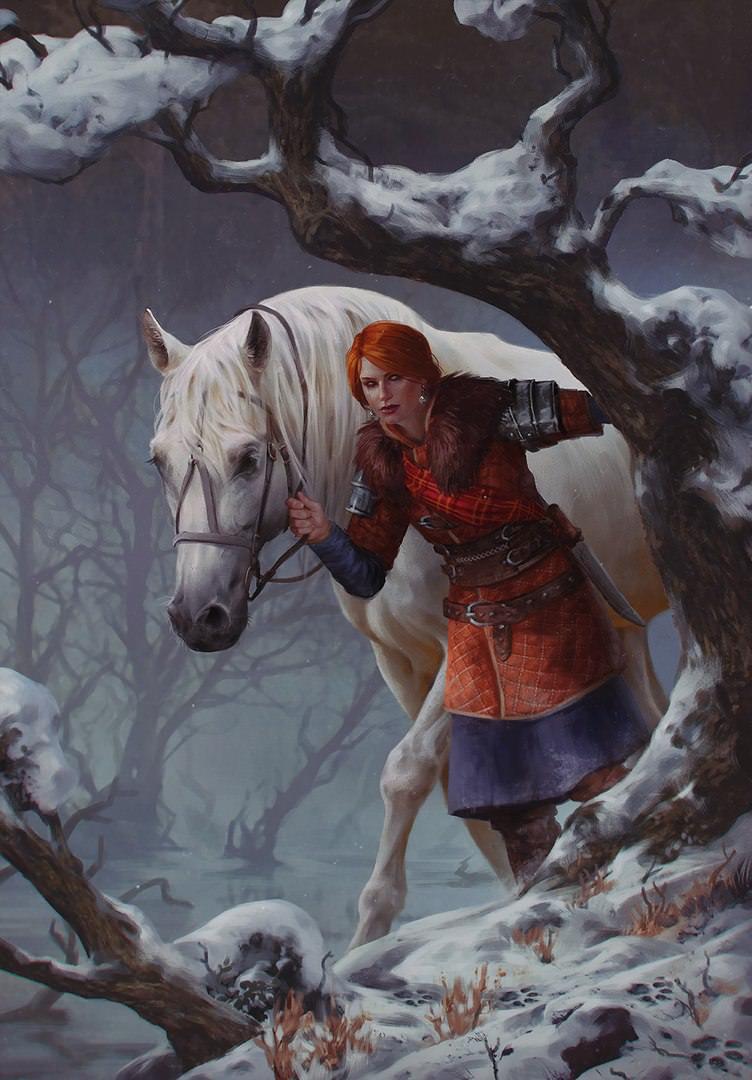 Presumably new Gwent card art - Gwent, Witcher, Kki, Art, Longpost