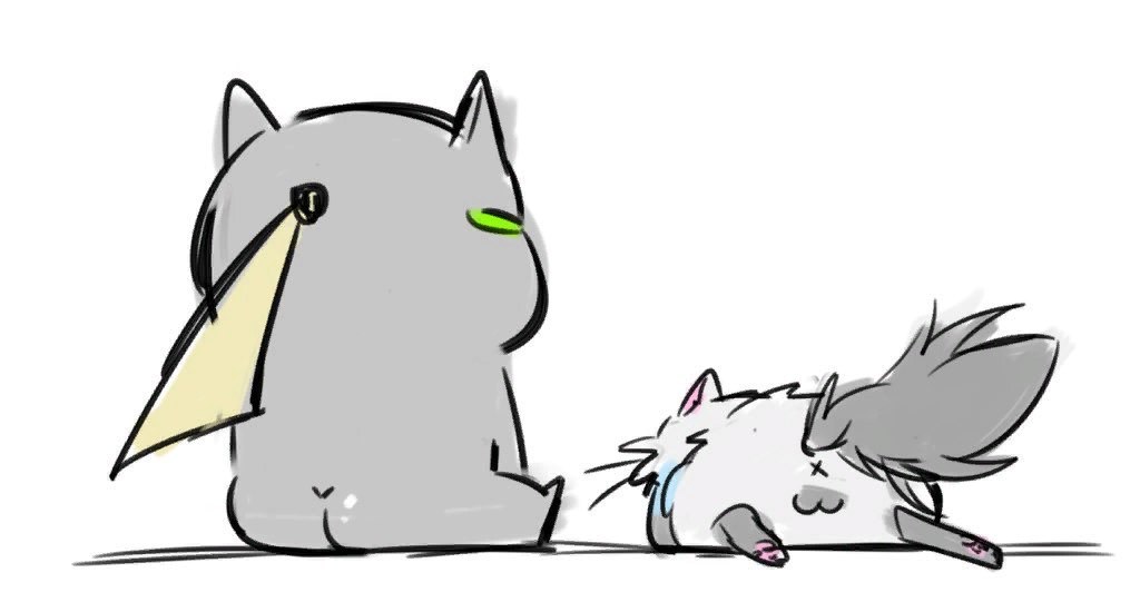 The Shimada Brothers - Hanzo, Genji, Overwatch, cat