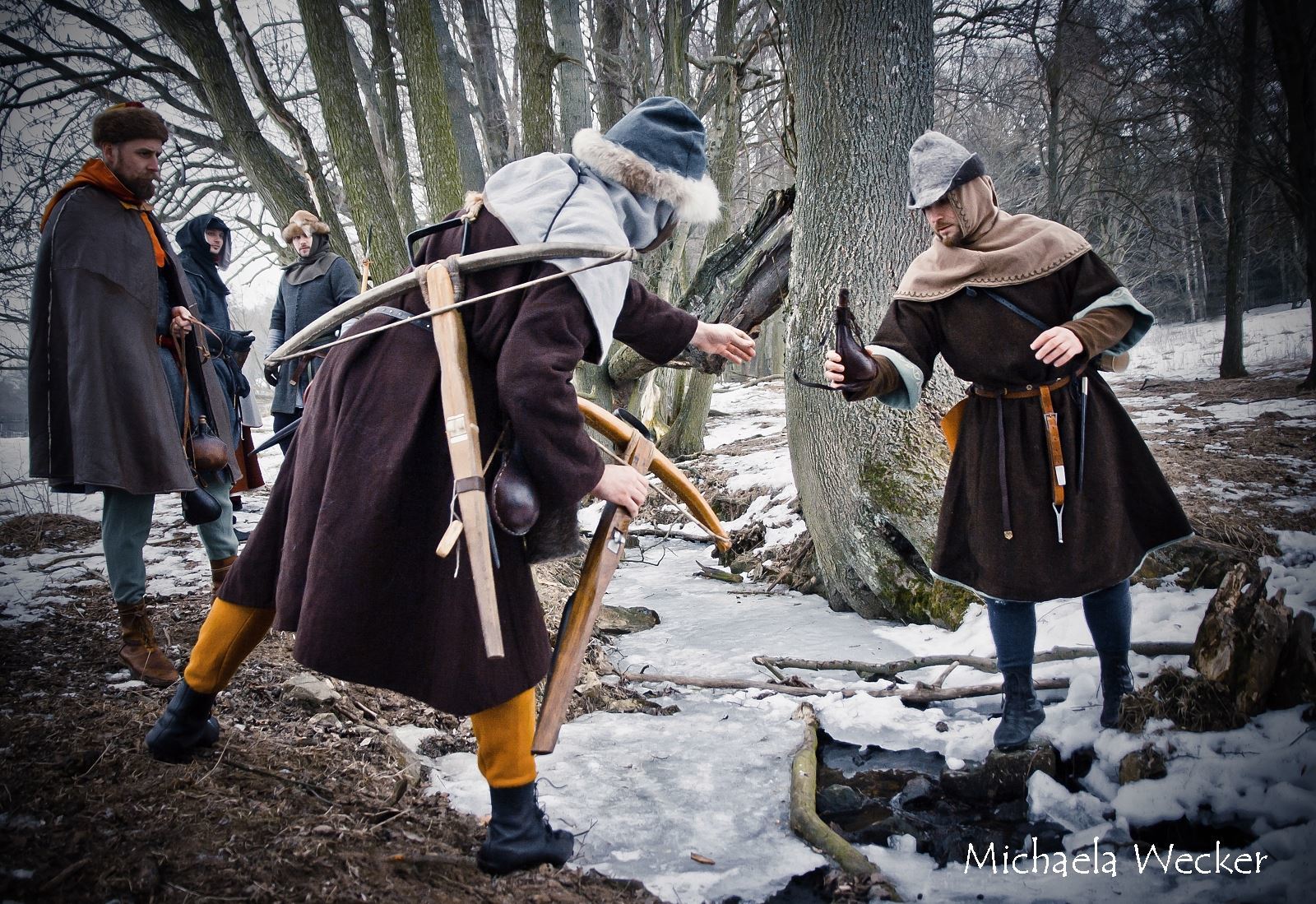 Falconry, 14th century. - Hunting, 14th century, Middle Ages, Costume, Longpost, Czechs