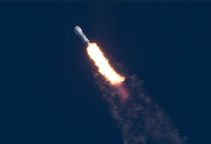 Falcon 9 first stage survives ocean splashdown - Step, Rocket, Ocean, Elon Musk, Cape Canaveral, Longpost