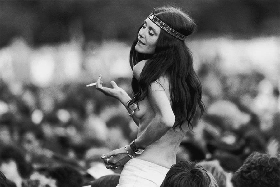 Girls of the 60s. 18+ - NSFW, Hippie, Woodstock, Longpost