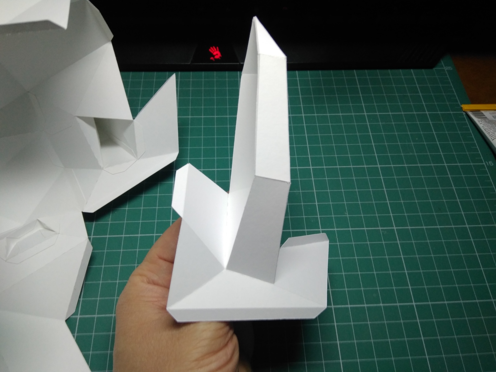 How papercraft figures are created. - My, Alpaca, Papercraft, Paper products, , With your own hands, Longpost