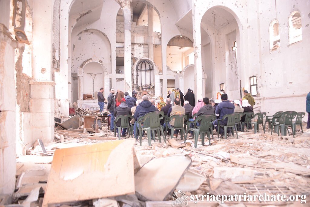 For the first time in many years, a church service is being held in Deir Zor. - Church, , Syria, Longpost