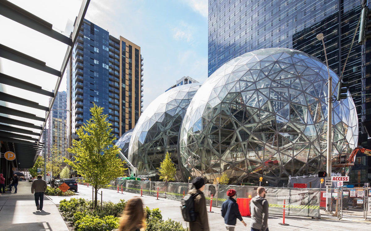 Amazon has opened an incredible office in Seattle - Amazon, Office, , , Office plankton, Longpost