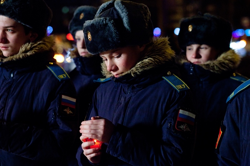 Cadets of Stavropol honored the memory of Roman Filippov, a pilot who died in Syria - Pilots, Roman Filippov, Stavropol, Cadet, Syria, Politics