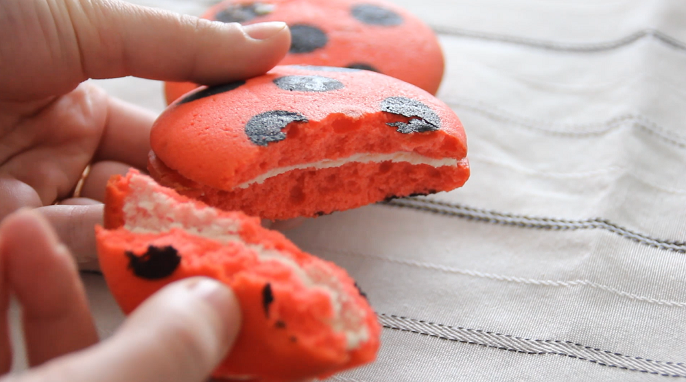 Cookies Ladybug ;) - My, Cookies, Recipe, Food, Lady Bug and Super Cat, , Video, Longpost