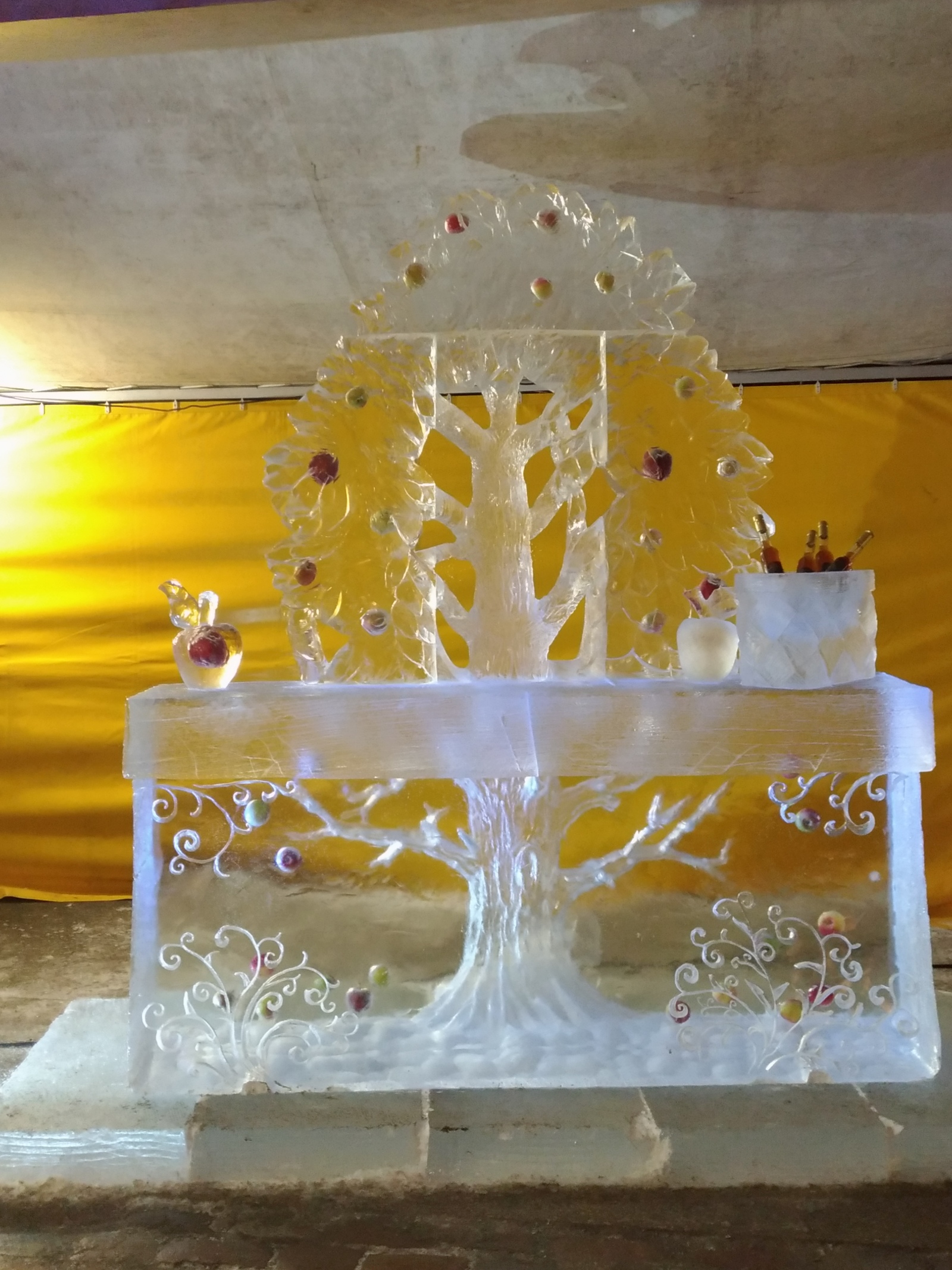 Ice sculptures - My, Ice sculpture, , Longpost