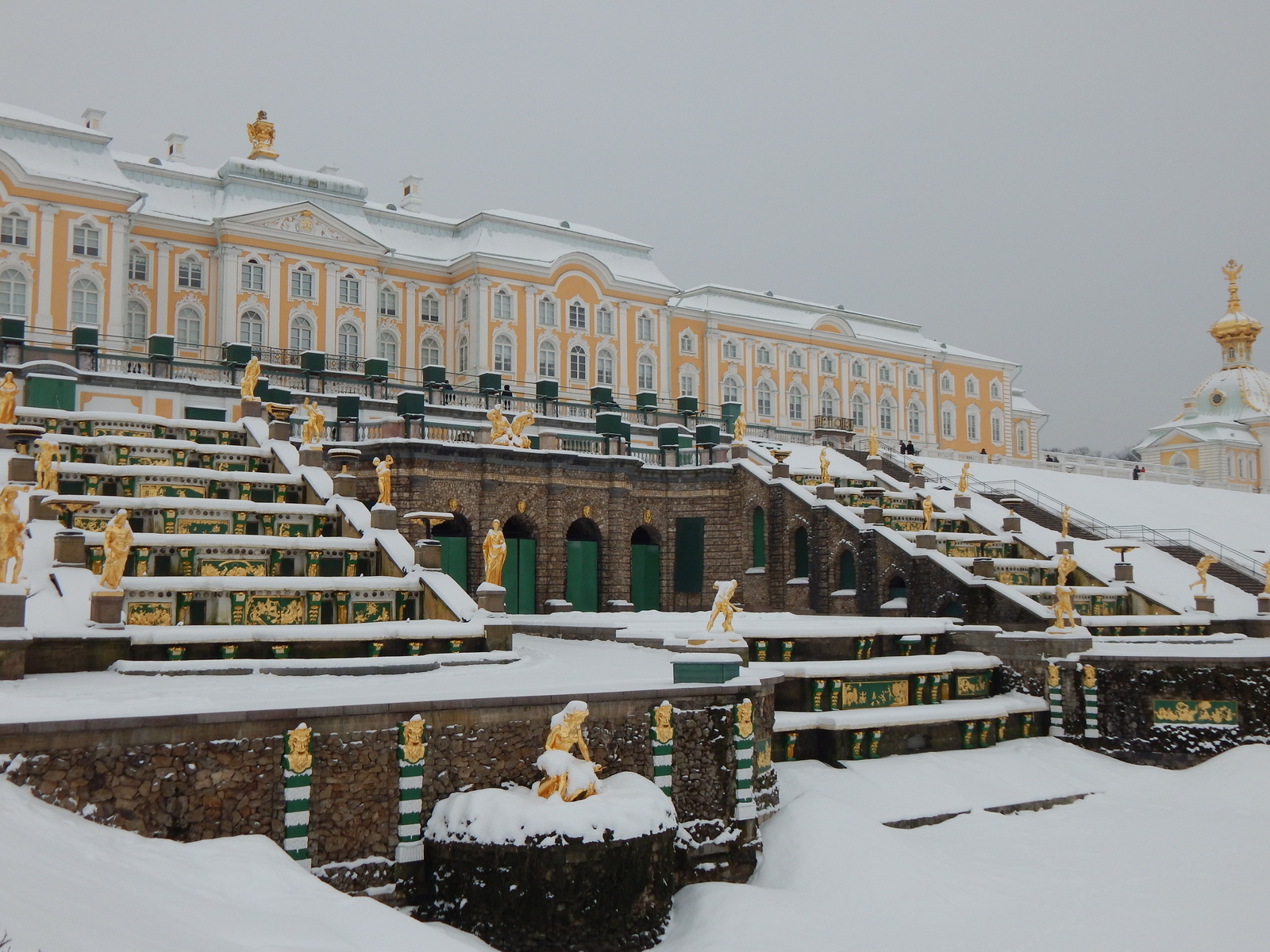 петергоф в санкт петербурге зимой