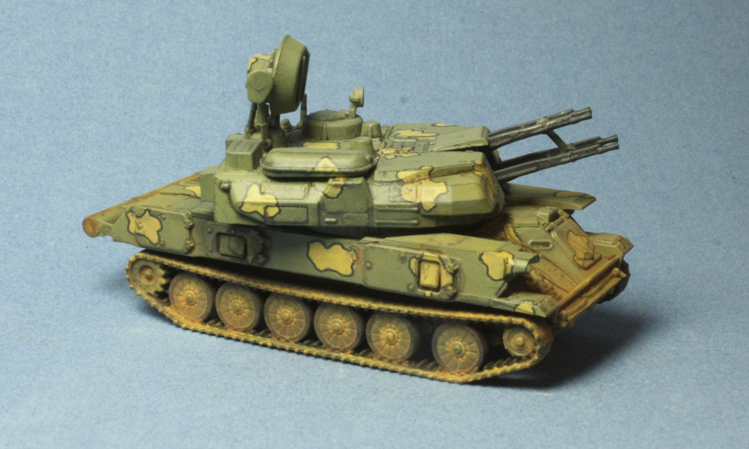 Shilka Syrian Air Defense 1/100 - My, Hobby, Modeling, , Shilka, Star, Longpost, Stars, Zvezda