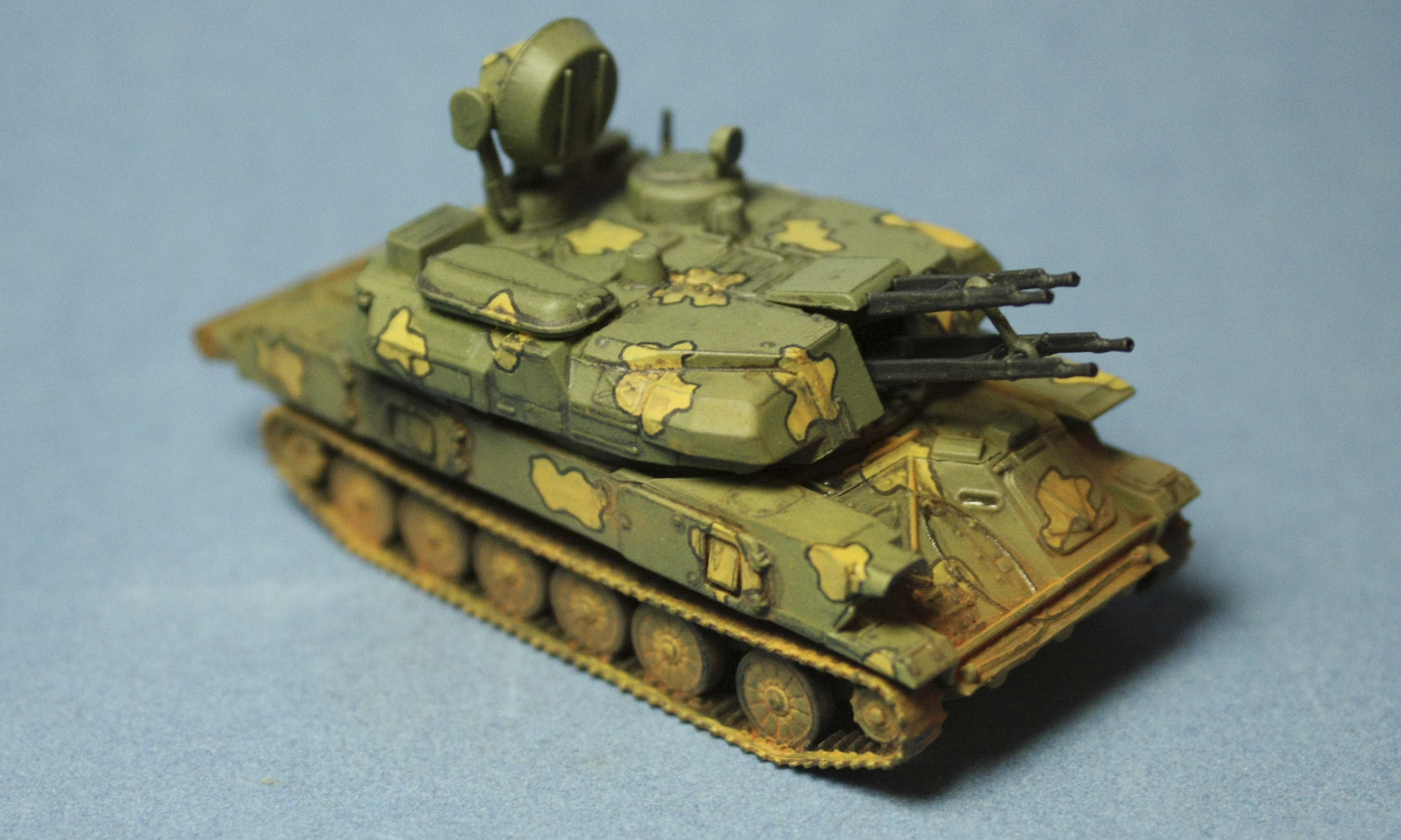 Shilka Syrian Air Defense 1/100 - My, Hobby, Modeling, , Shilka, Star, Longpost, Stars, Zvezda