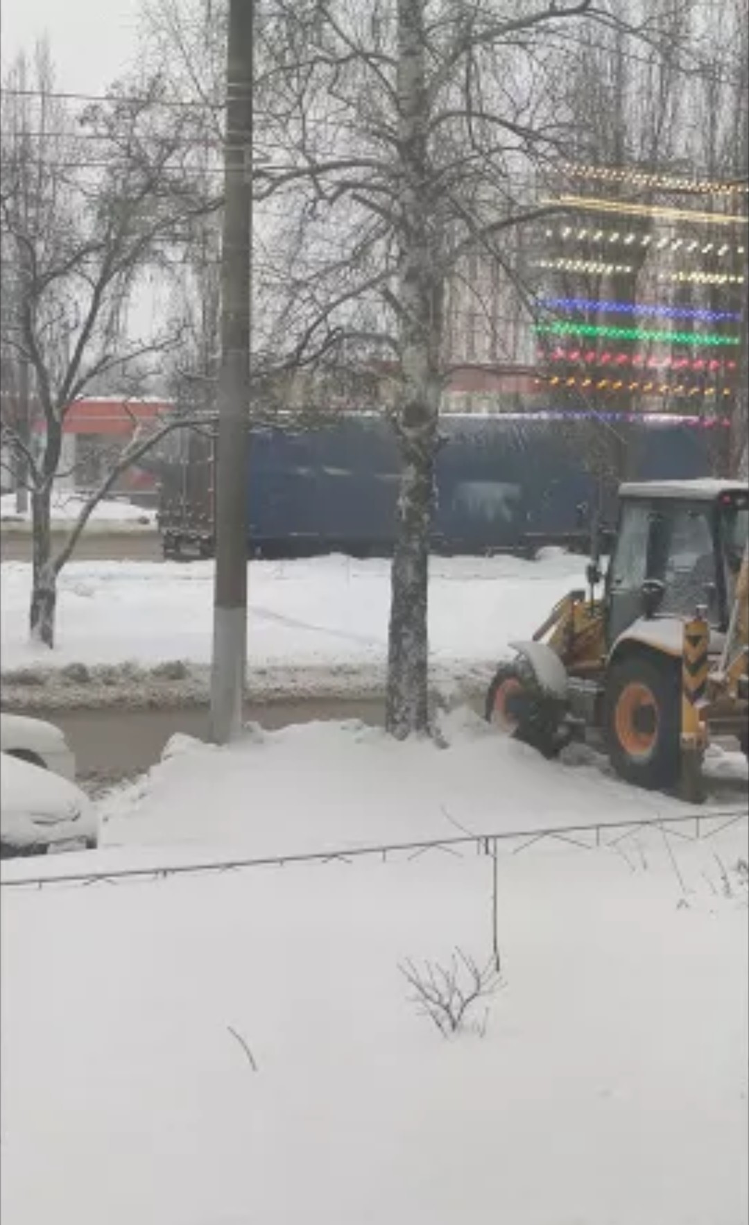 How snow is removed in the capital of the black earth region. - My, Snow removal, , Tag