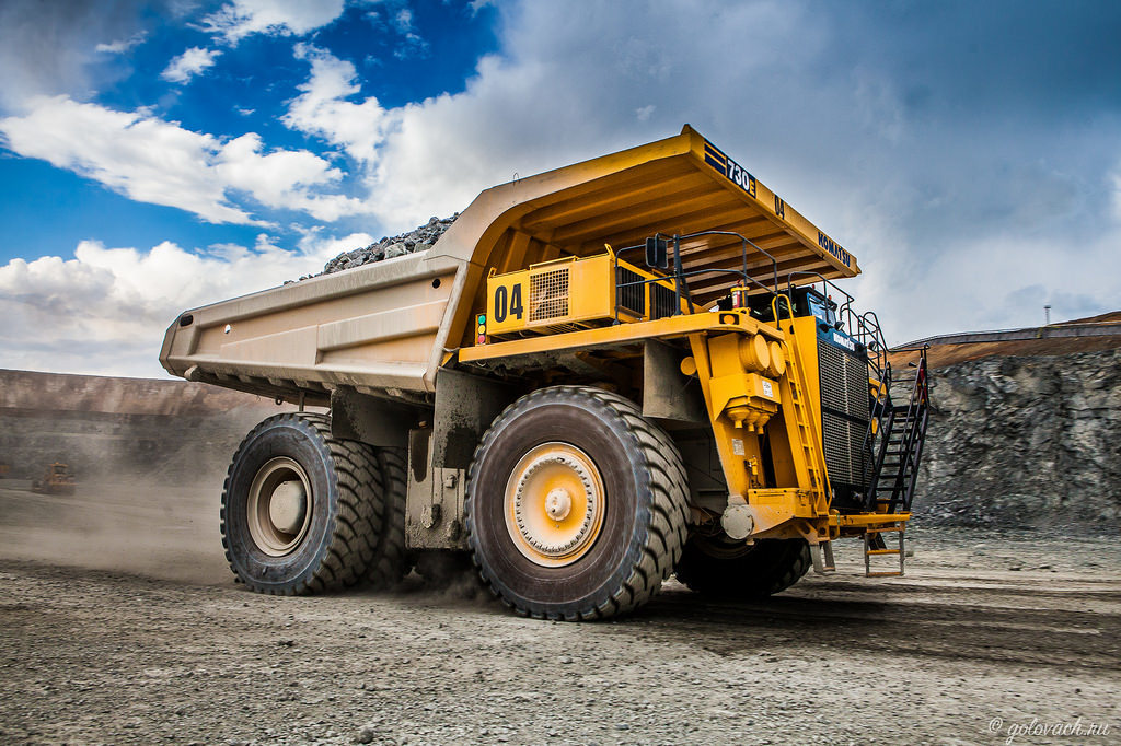 Gigantor. Mining dump truck Komatsu 730E. Test Drive. - Test Drive, Report, Dump truck, Komatsu, Longpost