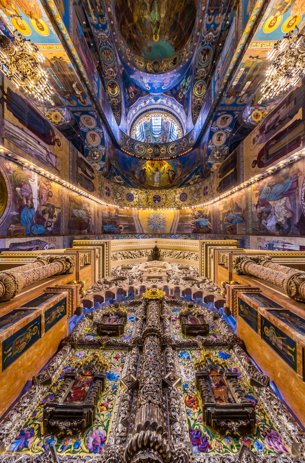 Savior on Spilled Blood - My, Savior on Spilled Blood, Interior, The cathedral, Religion, Christianity, Belimov-Gushchin, Saint Petersburg, Longpost