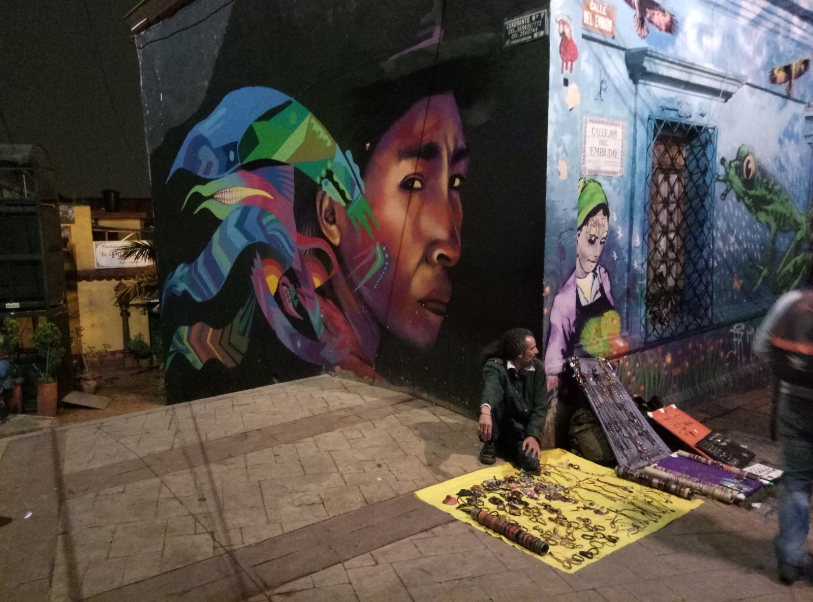 Bogota street art (Colombia) - My, Graffiti, Art, Bogota, Colombia, Art, SpongeBob, Longpost