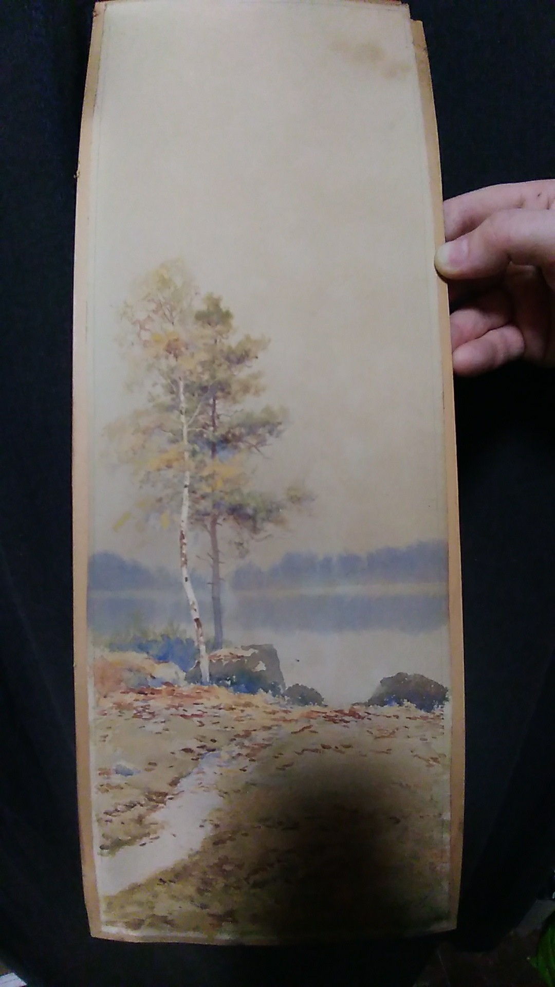 Help identify signature - My, Inheritance, Artist, Watercolor, Signature, Longpost