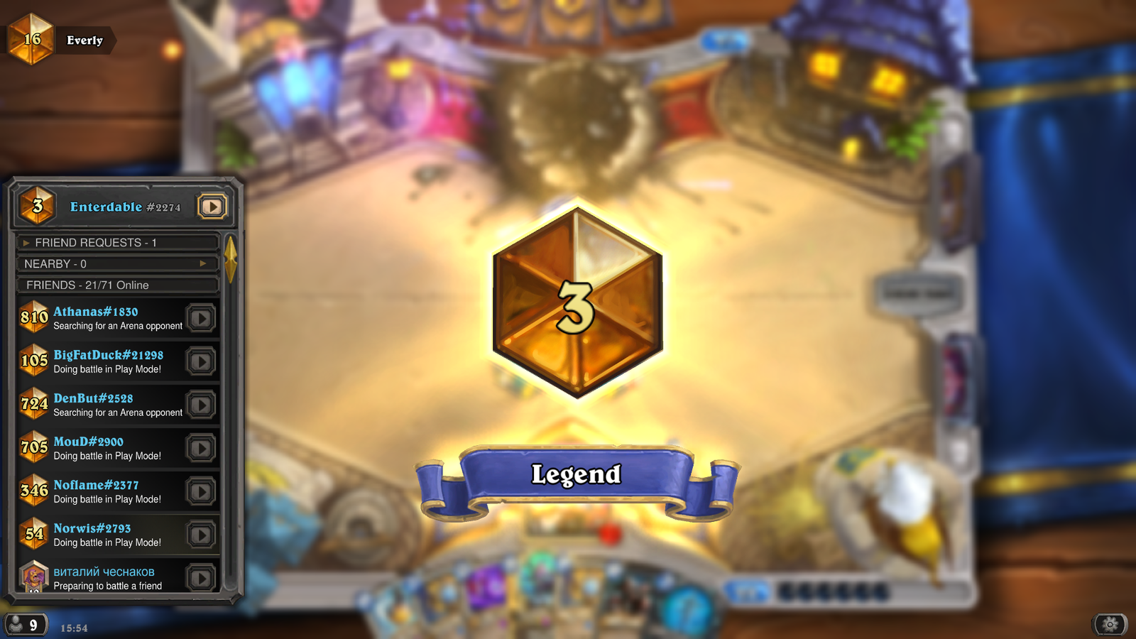 Top 3 in hearthstone - My, Hearthstone, Blizzard