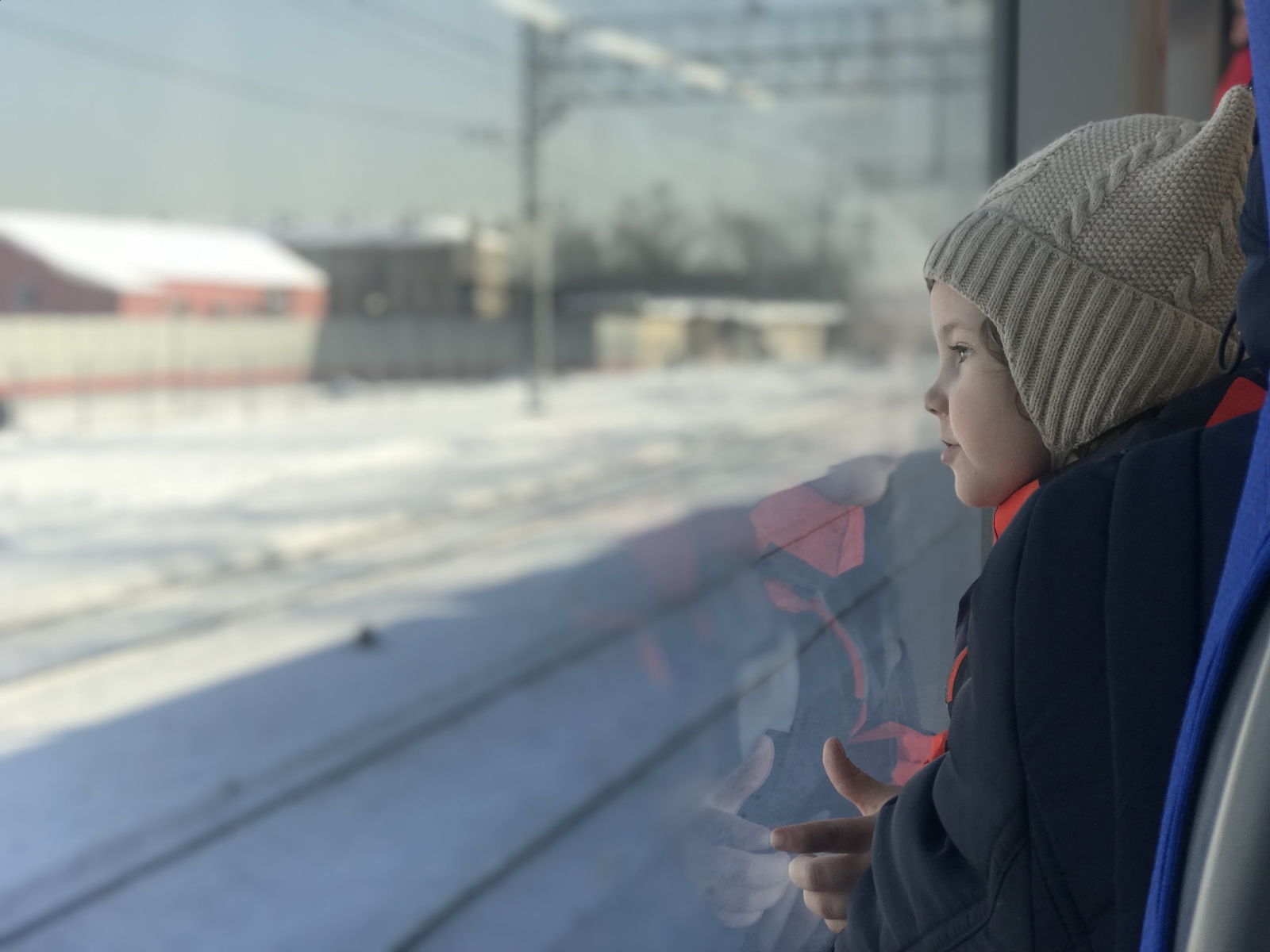 Train ride, first - My, MCC, Children, beauty, The first, Drive, Joy, Laugh, Longpost