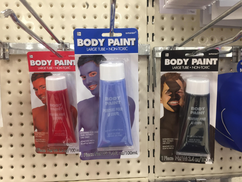 The manufacturer of this paint is against racism. - Reddit, Images, Body paint