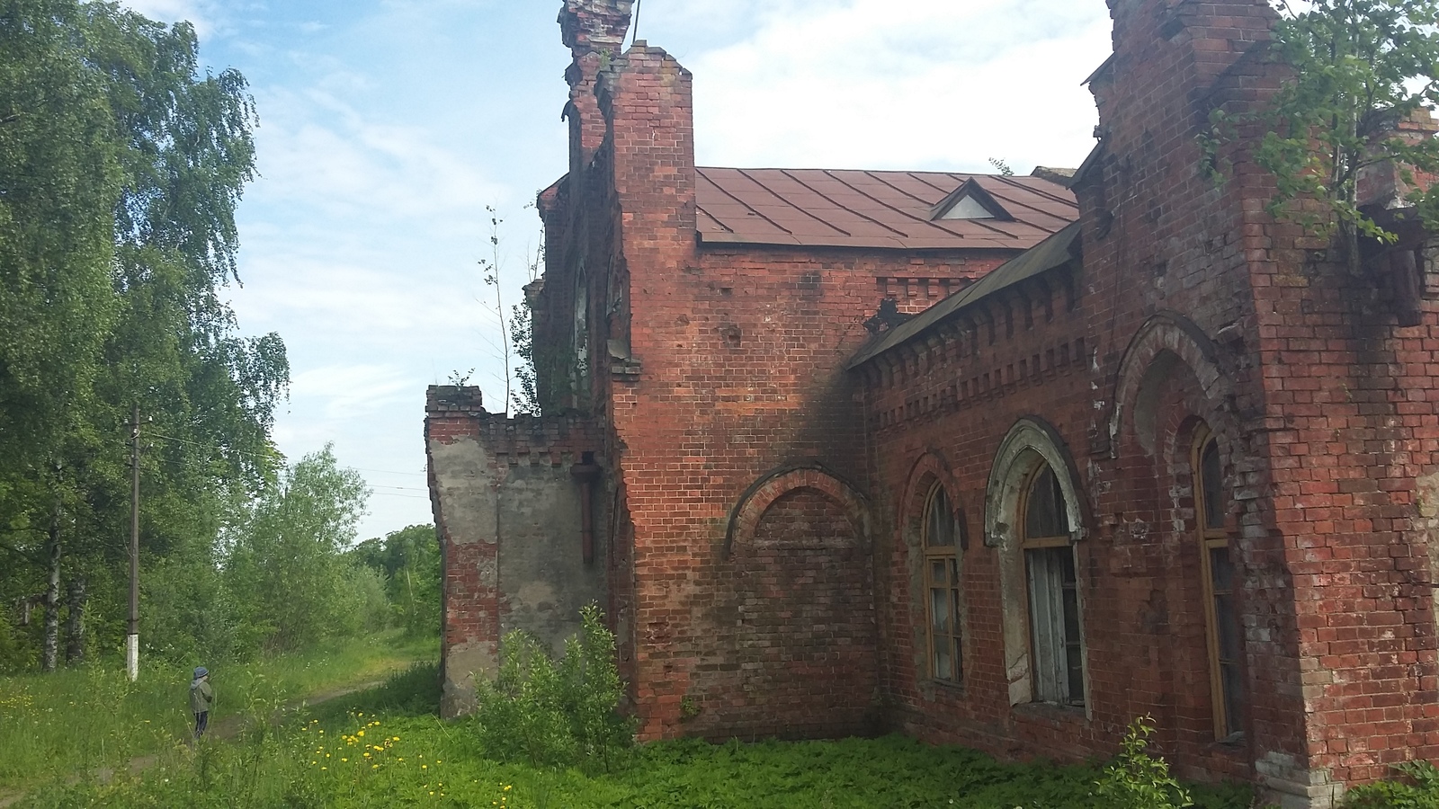 Стрельна. Заброшенные конюшни графа Орлова. - Моё, Графские развалины, Конюшня, Стрельна, Ностальгия, Длиннопост, Незабудки