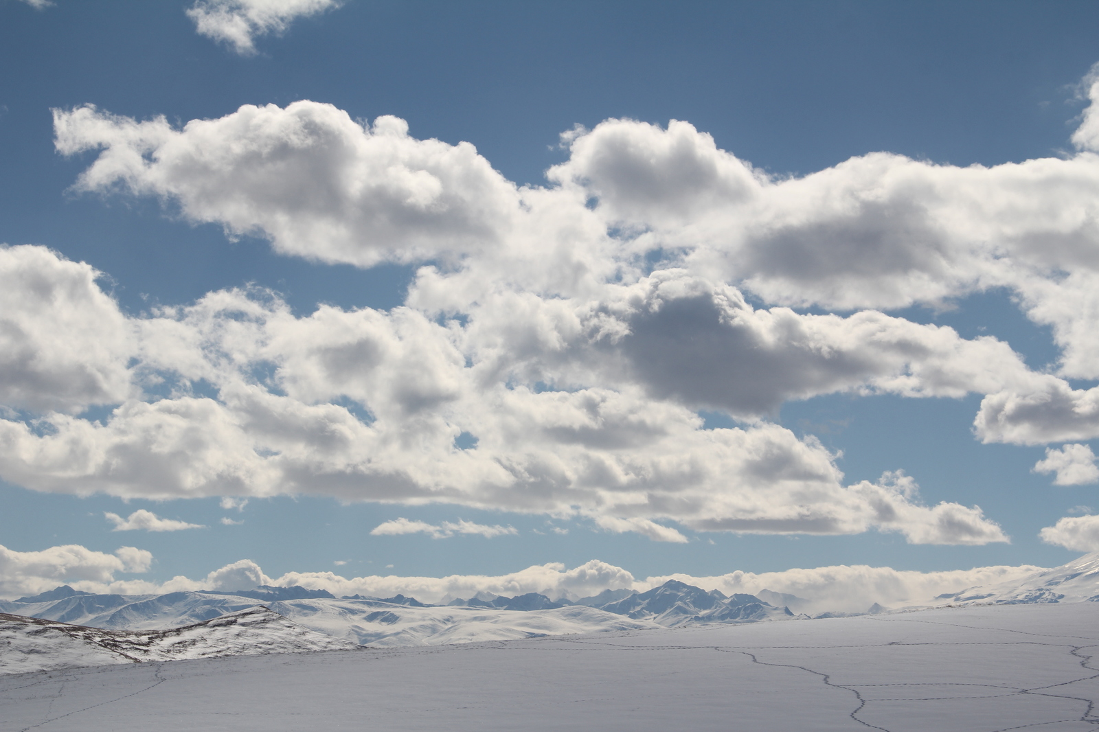 Sketches from work. Elbrus and clouds, white-maned .... - My, The photo, Nature, Longpost, Elbrus, Sky, Clouds