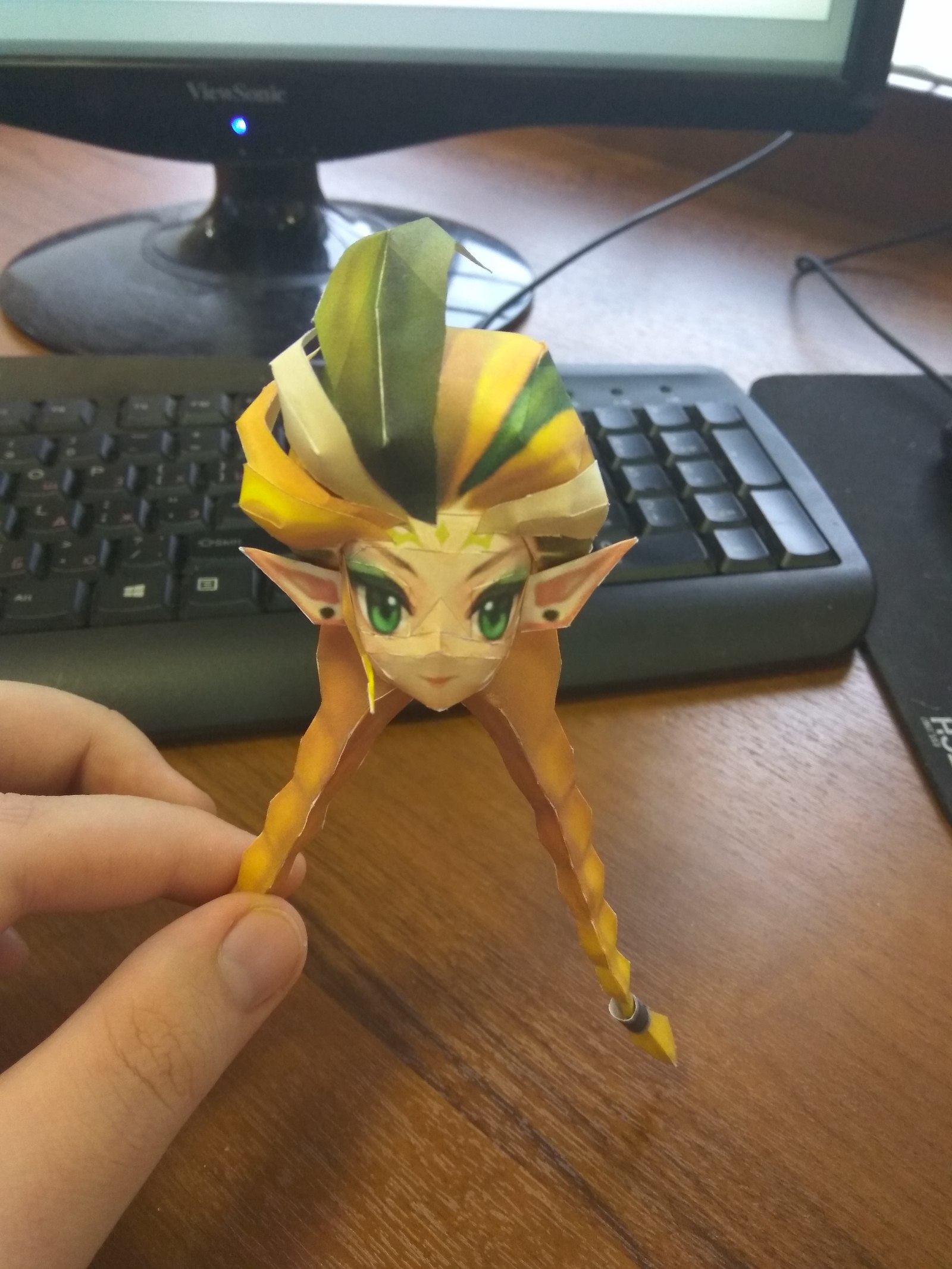 Этна (Ethna) - Summoners war - Моё, Papercraft, Summoners War, Pepakura, Своими руками, Длиннопост