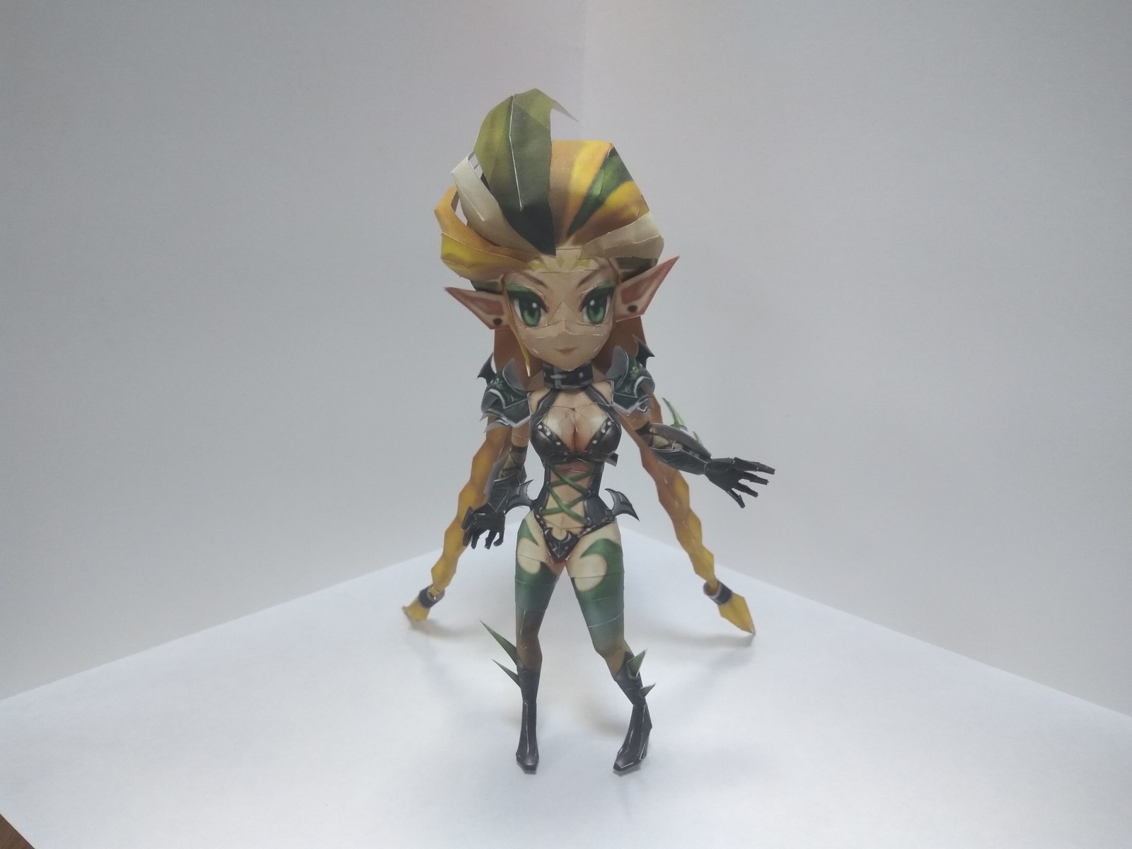 Этна (Ethna) - Summoners war - Моё, Papercraft, Summoners War, Pepakura, Своими руками, Длиннопост