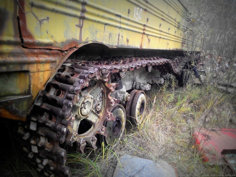 Rassokha - a cemetery of equipment in Chernobyl 2018 - My, Chernobyl, Cemetery of Machinery, Radiation, Zuo, Longpost