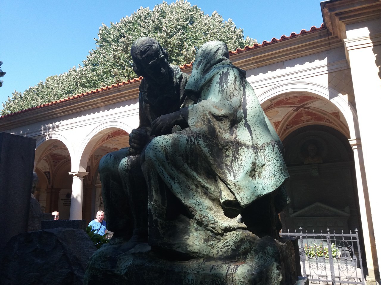 Cemetery at the Basilica of Saints Peter and Paul - My, Czech, Prague, Cemetery, , Travels, Longpost