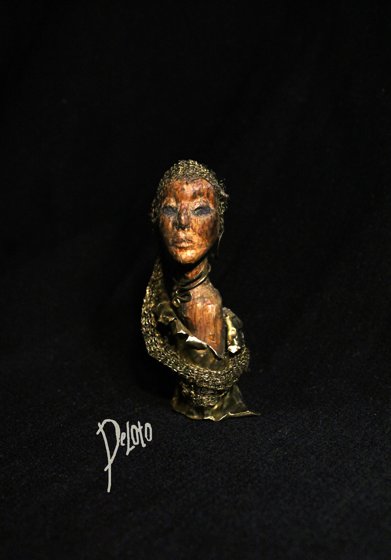 Esmeralda - My, Sculpture, Tree, Brass, Esmeralda, Victor Hugo, Deloto, Handmade, Handmade, Longpost