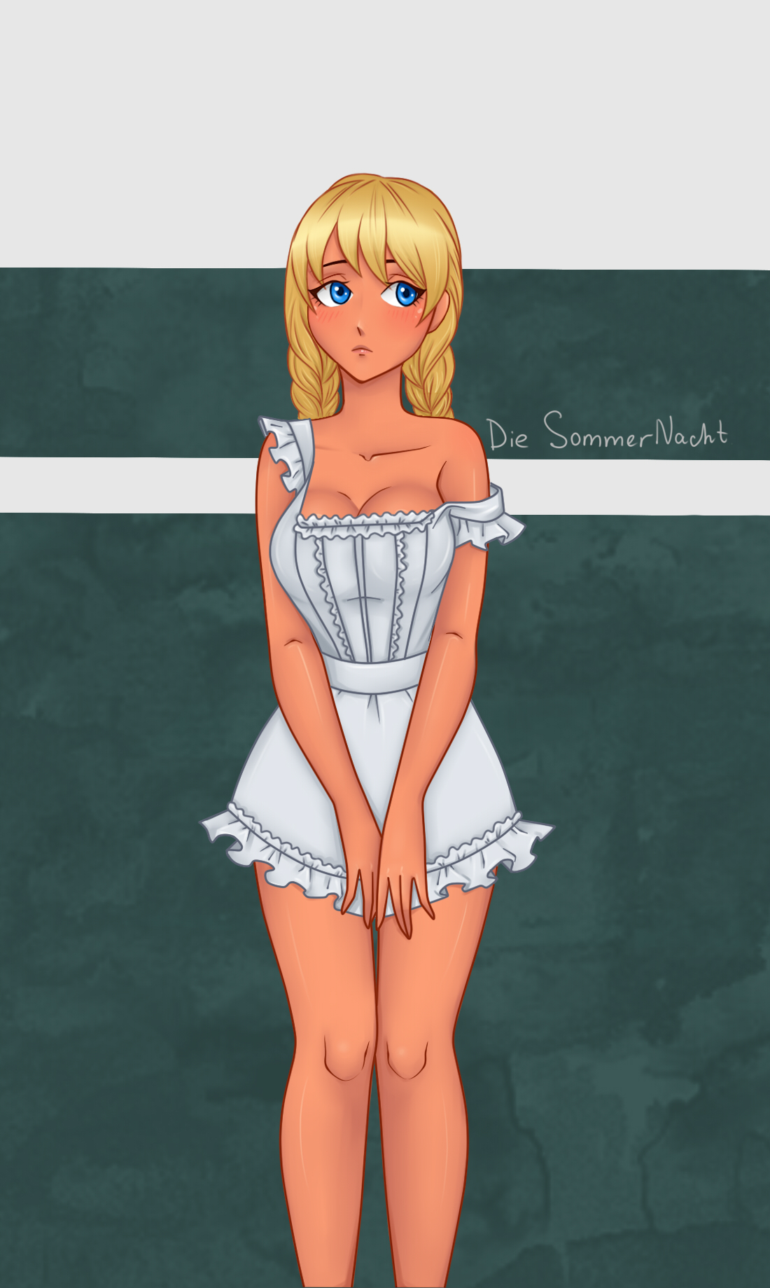 Do you think it suits me? - Endless summer, Visual novel, Glorifying, 