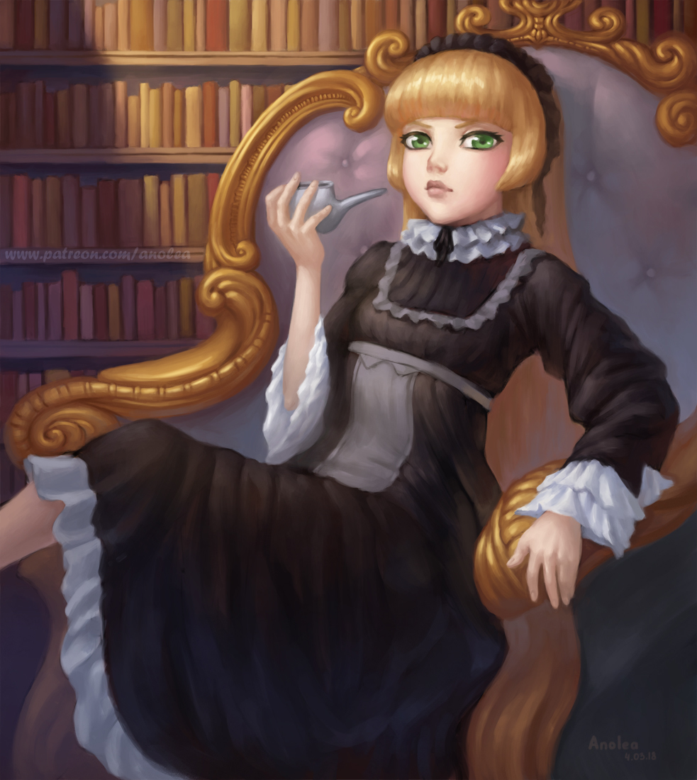 Victorique de Blois, Gosick - My, Art, Drawing, Anime, Gosick, My