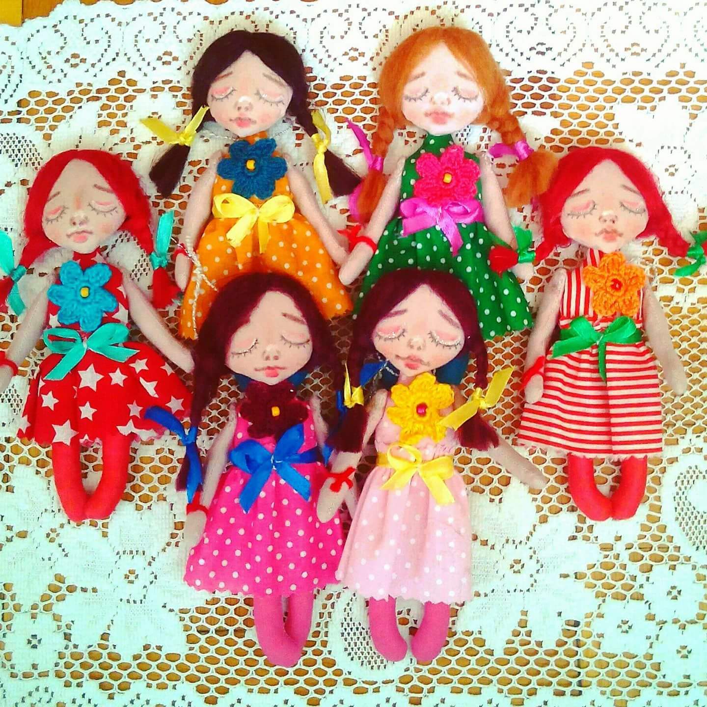 Scops - Doll, Textile doll, Needlework, Handmade, Present