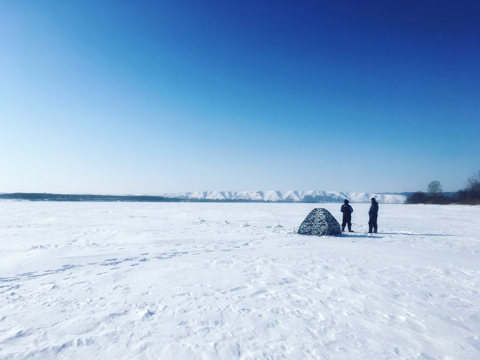 Fishing. Kama. - Fishing, Kama, Winter