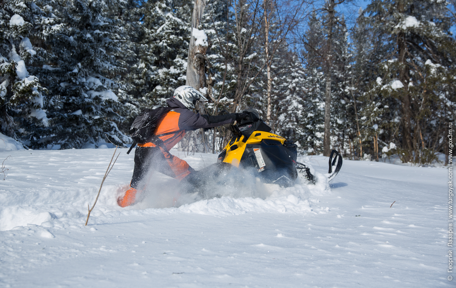 Here is such a job - a snowmobile guide - 4Photo post. For those who want to downvote, first comment) - My, , Snowmobile, , Longpost