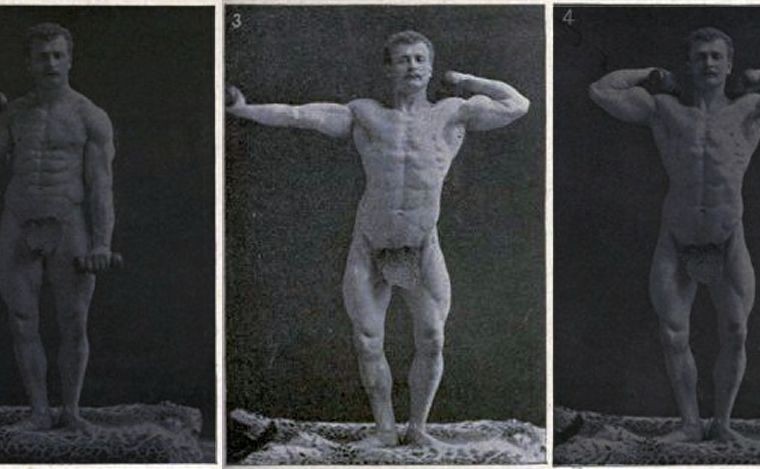 Eugene Sandow - the founder of bodybuilding - Eugene Sandow, Sport, Story, The photo, Video, Longpost, Body-building