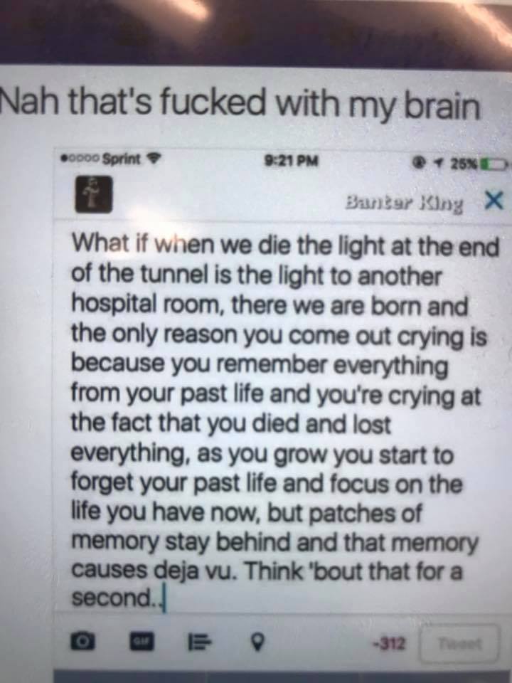 deja vu - Deja vu, Memory, Death, Facebook