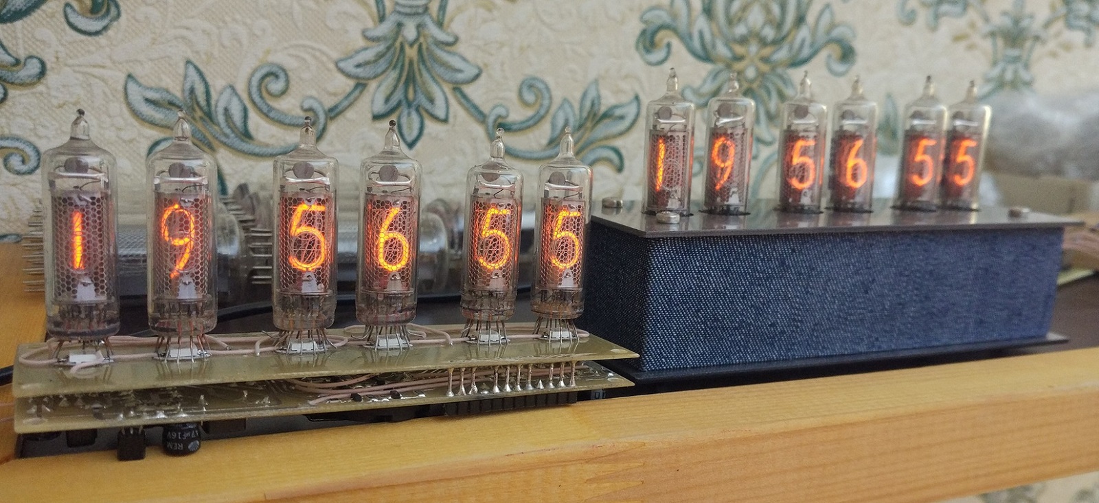 Моя коллекция ламповых часов + опрос - Моё, Ламповые часы, Никси, Nixie clock, Лампа, Ин-14