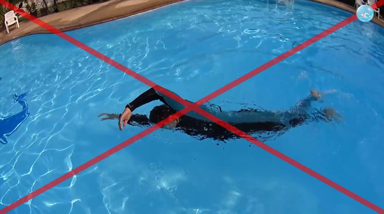 Swimming crawl: a simple technique, how to carry your arms over the water! - My, , Swimming, Video, Longpost, Education