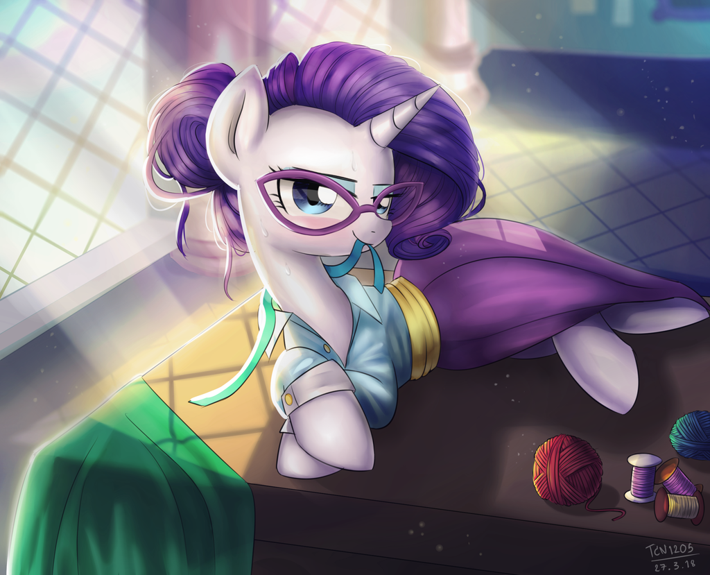 Schoolmarm Rarity - My little pony, PonyArt, Rarity, Looknamtcn