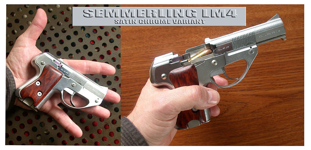 And we go ahead: Semmerling LM4 - Weapon, , , Longpost, Inventions, Pistols